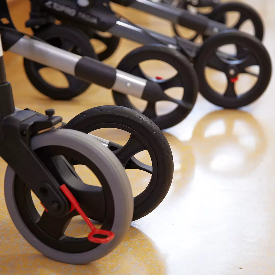 Sanitätskaufhaus Kellner - Relaunch 2025 - Rollstuhltechnik - Rollatorrollen- breit gefächertes Sortiment und große Auswahl