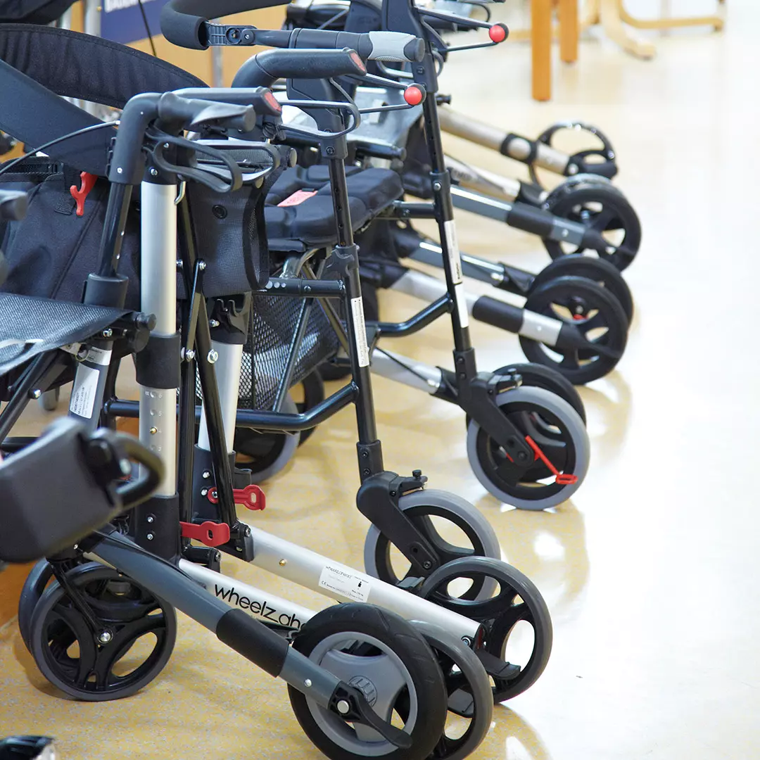 Sanitätskaufhaus Kellner - Relaunch 2025 - Rollstuhltechnik - verschiedene Rollatoren - breit gefächertes Sortiment und große Auswahl